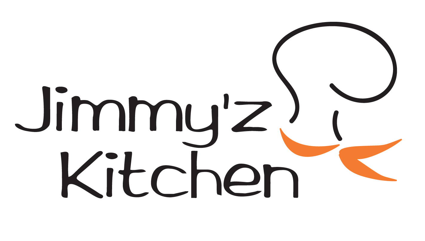 Jimmy Carey Commercial Real Estate logo with chef hat and bright orange neckerchief.