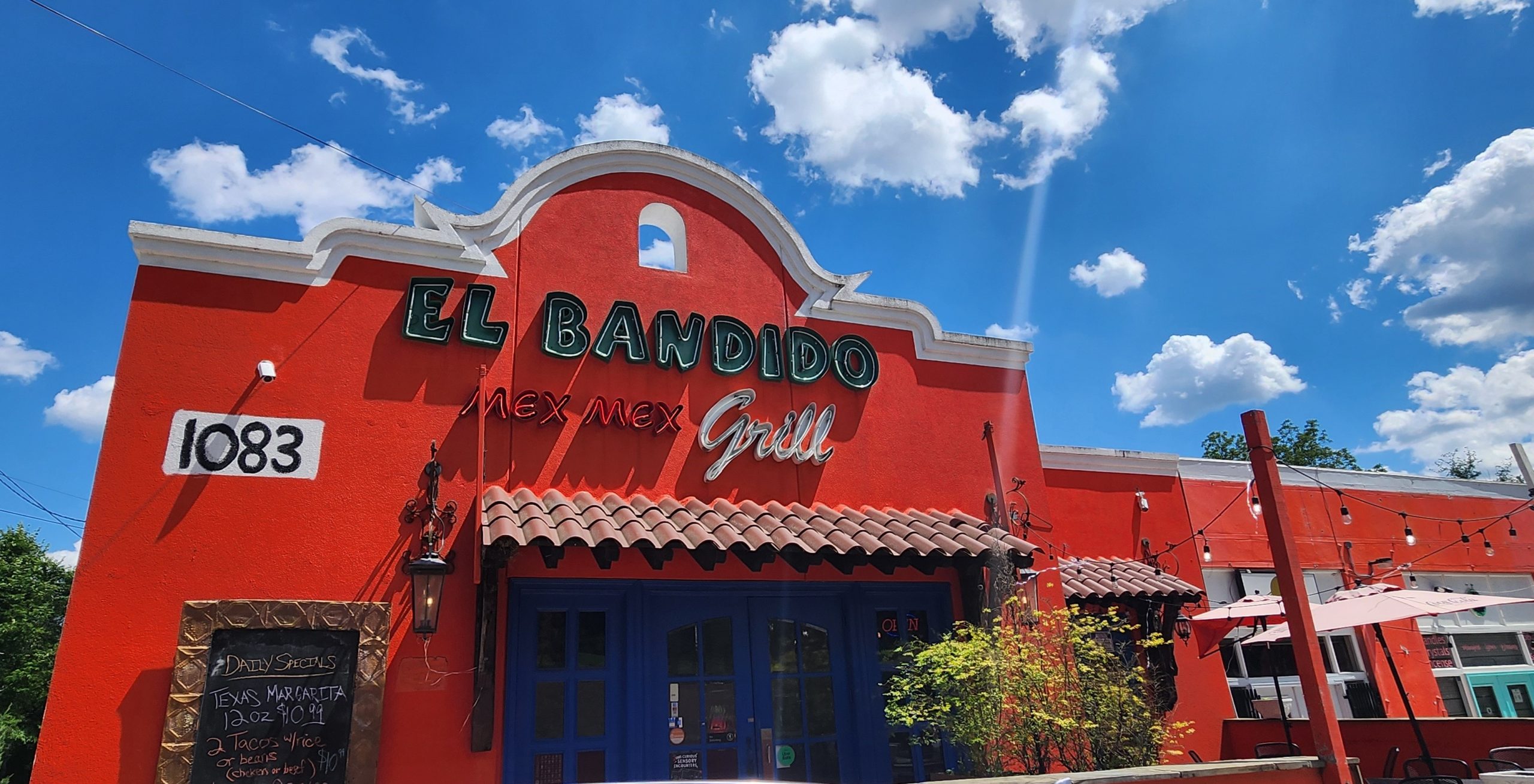 Bright red painted Mexican restaurant located in the Little Five Points area of Atlanta listed by Jimmy Carey Commercial Real Estate