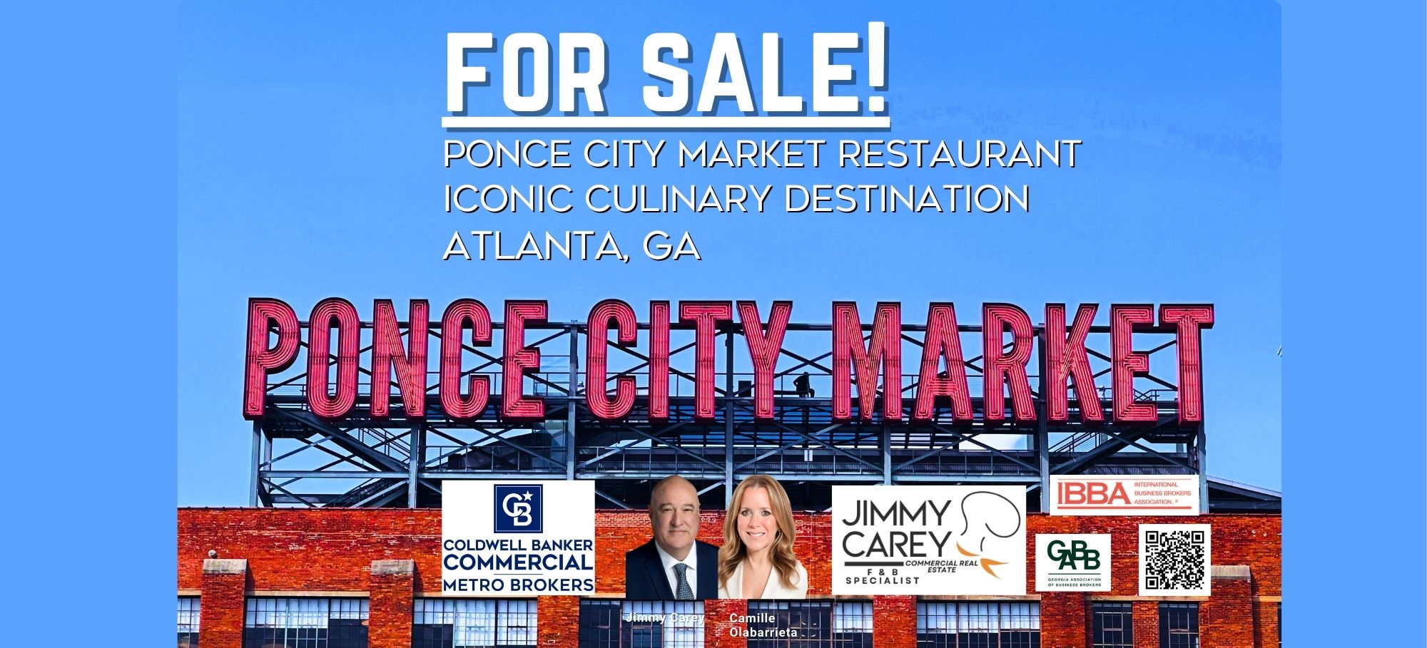 Ponce City Market Restaurant for Sale in Atlanta – Jimmy Carey Commercial Real Estate